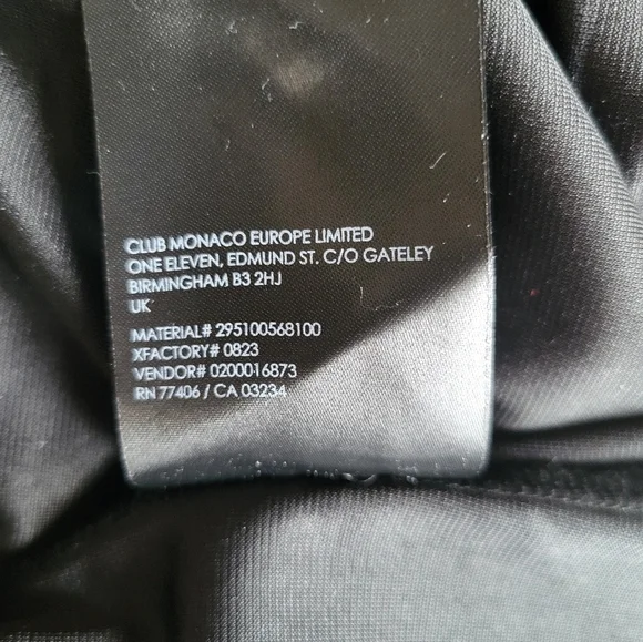 Club Monaco Crushed Velvet Cowl Neck Cami - Picture 8 of 8